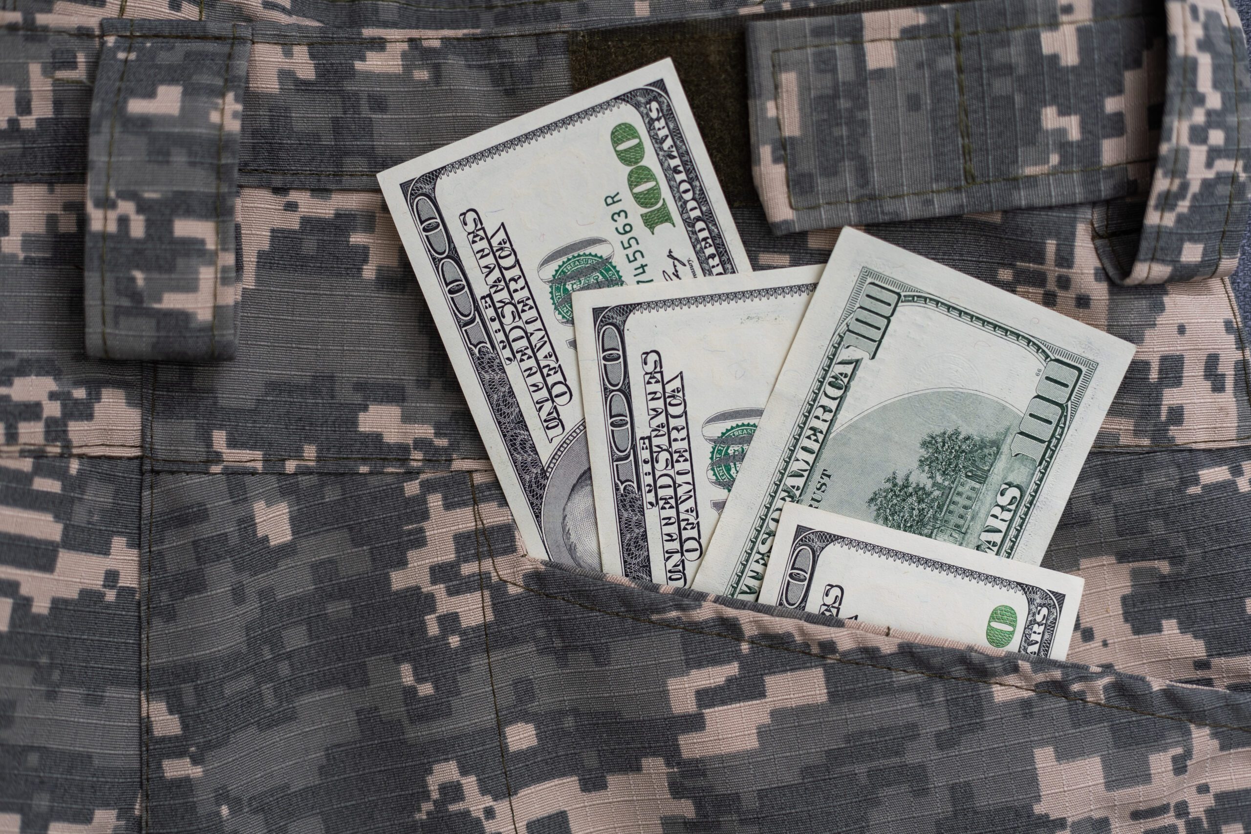 Military personnel discussing financial and legal matters in North Carolina